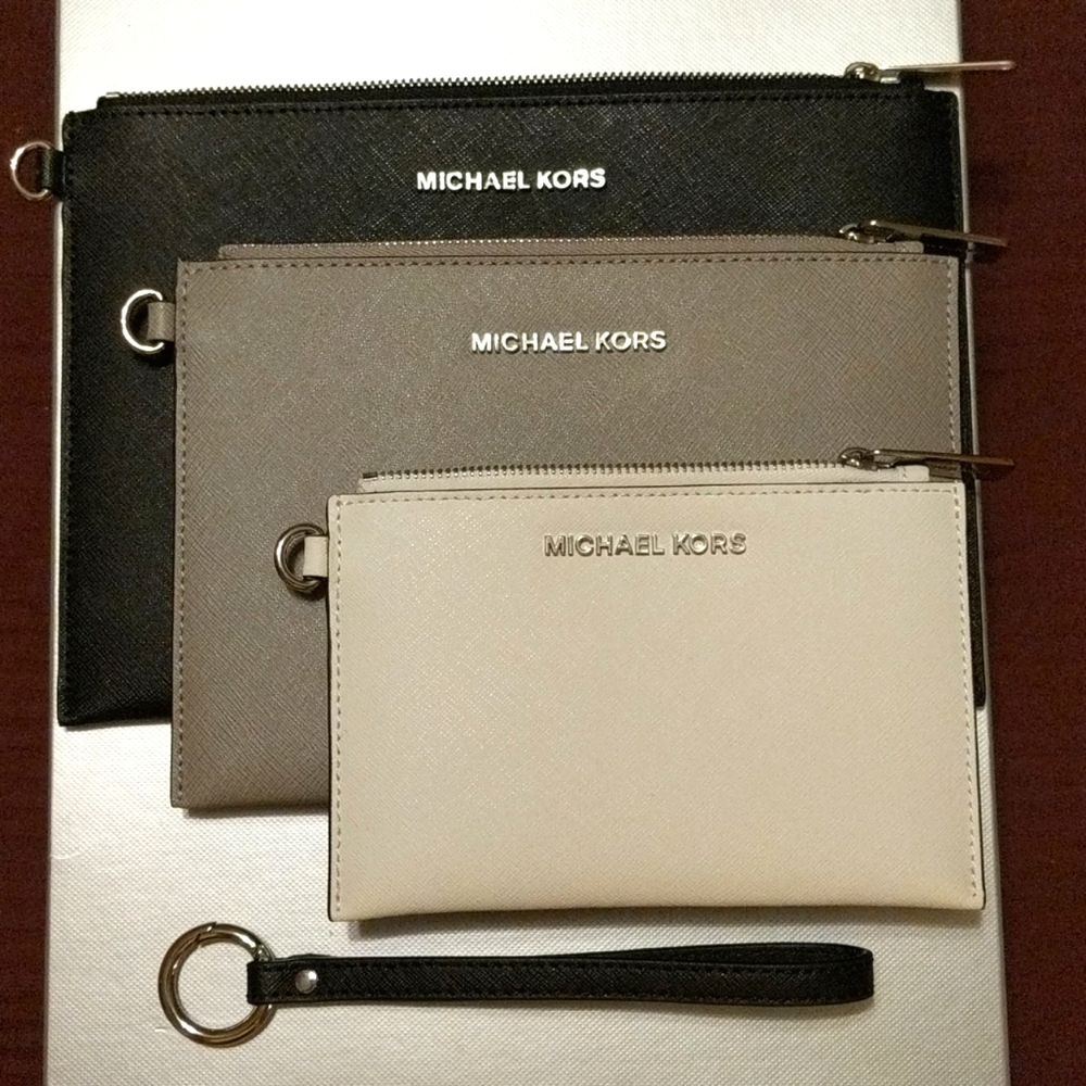 Michael Kors, NWOT, Trio, JetSet on point neutrals